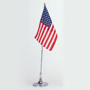 画像2: 卓上旗（正絹）　アメリカ